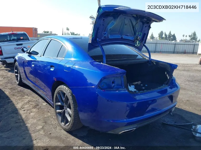 2C3CDXBG2KH718446 2019 Dodge Charger Sxt Rwd