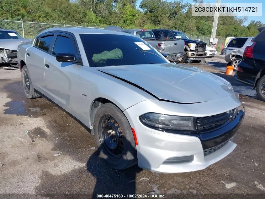 2019 Dodge Charger Police Awd VIN: 2C3CDXKT1KH514721 Lot: 40475160