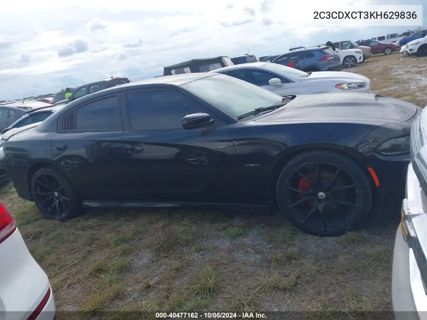 2019 Dodge Charger R/T VIN: 2C3CDXCT3KH629836 Lot: 40477162