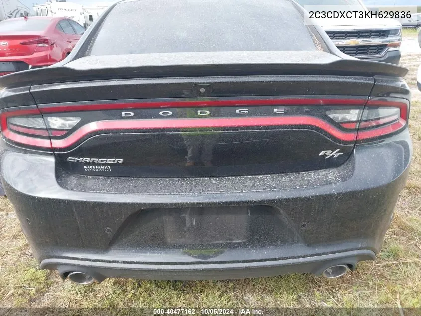 2019 Dodge Charger R/T VIN: 2C3CDXCT3KH629836 Lot: 40477162