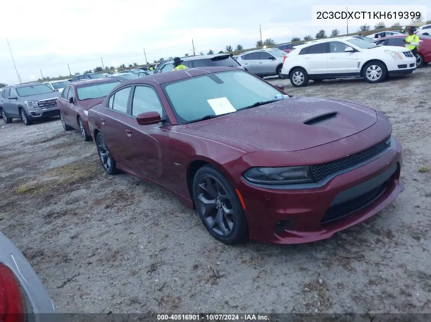 2C3CDXCT1KH619399 2019 Dodge Charger R/T