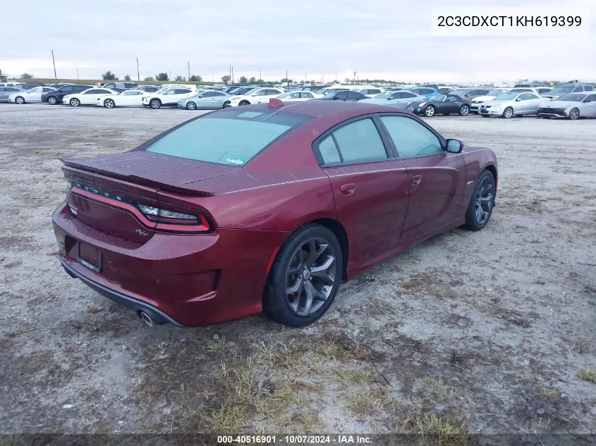 2C3CDXCT1KH619399 2019 Dodge Charger R/T