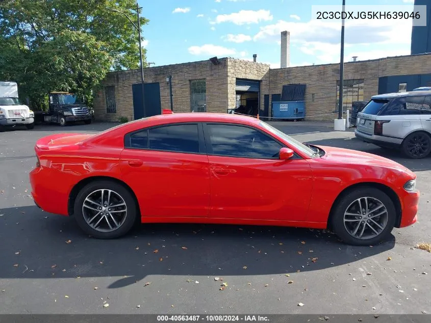 2019 Dodge Charger Sxt Awd VIN: 2C3CDXJG5KH639046 Lot: 40563487