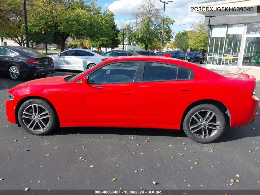 2C3CDXJG5KH639046 2019 Dodge Charger Sxt Awd