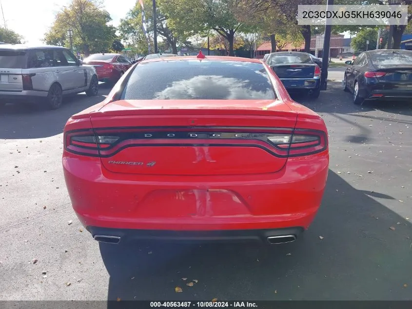 2019 Dodge Charger Sxt Awd VIN: 2C3CDXJG5KH639046 Lot: 40563487