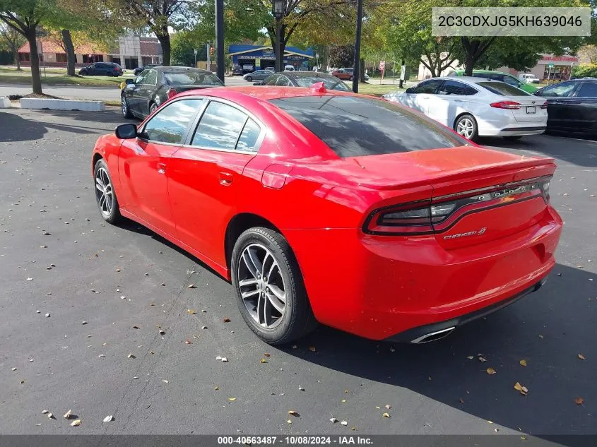 2019 Dodge Charger Sxt Awd VIN: 2C3CDXJG5KH639046 Lot: 40563487