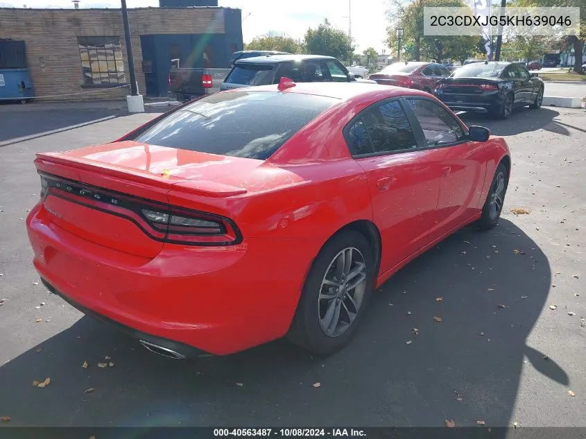 2C3CDXJG5KH639046 2019 Dodge Charger Sxt Awd