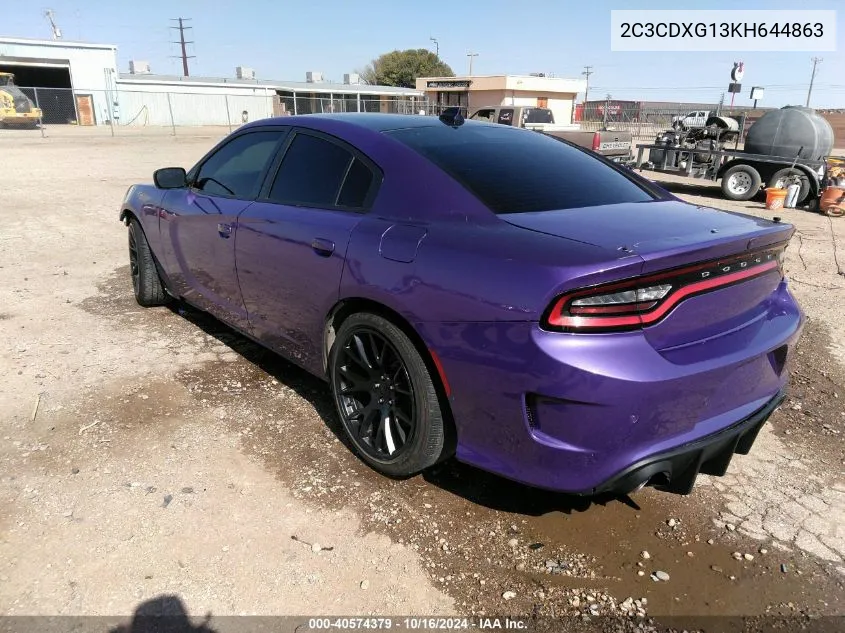 2C3CDXG13KH644863 2019 Dodge Charger