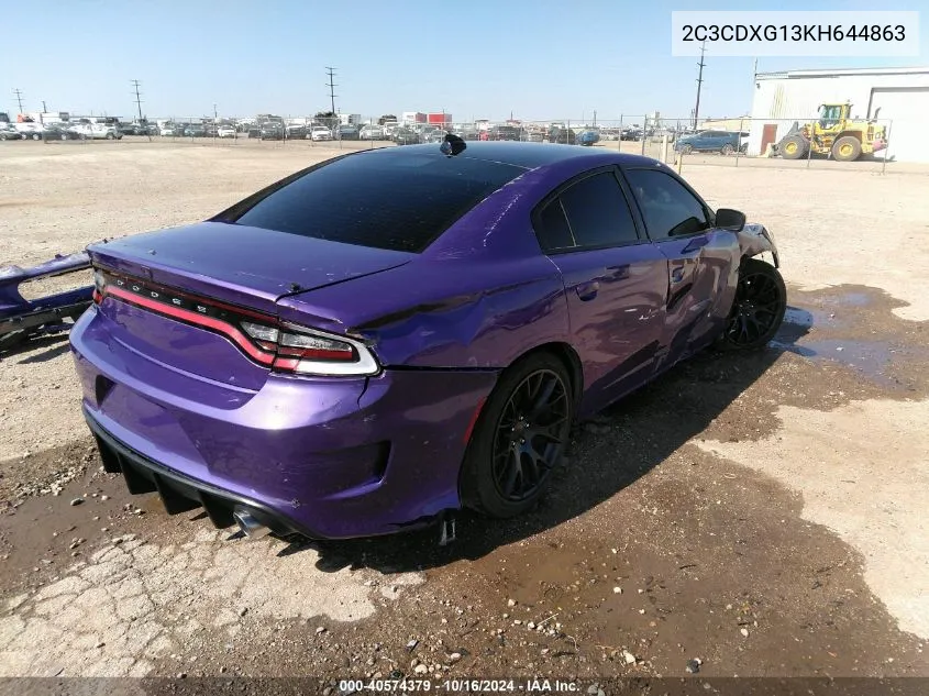 2C3CDXG13KH644863 2019 Dodge Charger