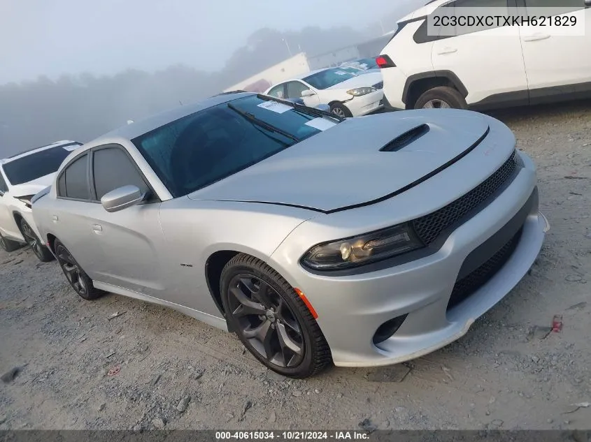 2019 Dodge Charger R/T VIN: 2C3CDXCTXKH621829 Lot: 40615034