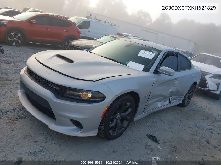 2019 Dodge Charger R/T VIN: 2C3CDXCTXKH621829 Lot: 40615034