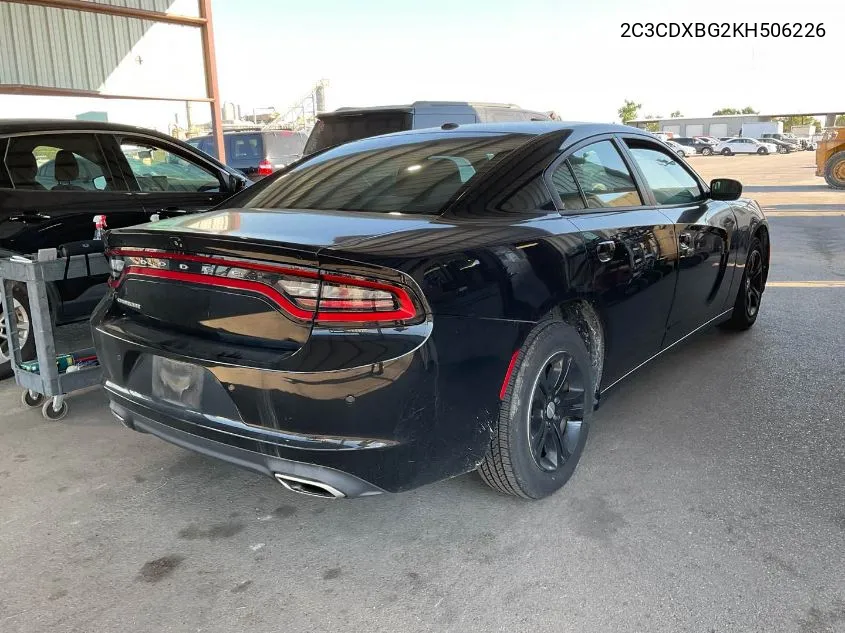 2C3CDXBG2KH506226 2019 Dodge Charger Sxt