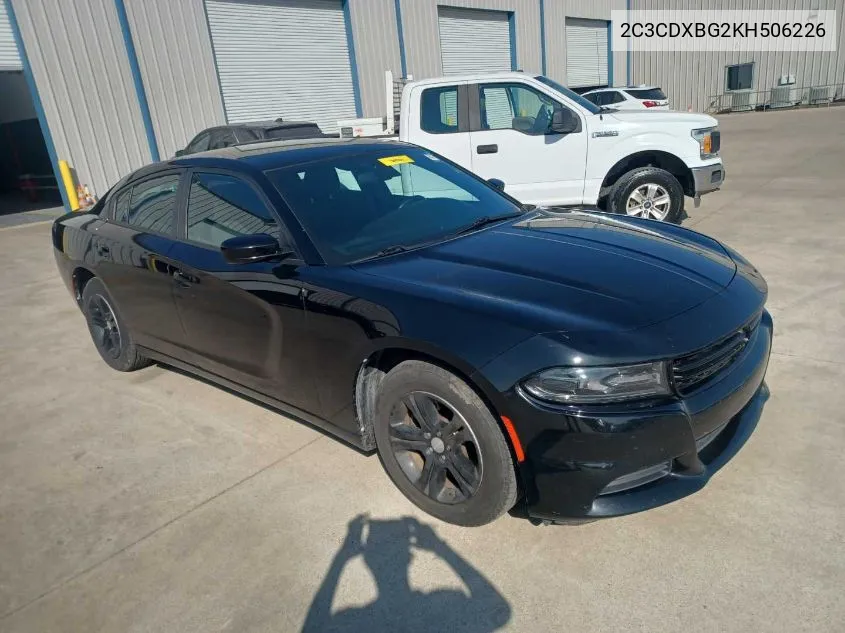 2019 Dodge Charger Sxt VIN: 2C3CDXBG2KH506226 Lot: 40639700