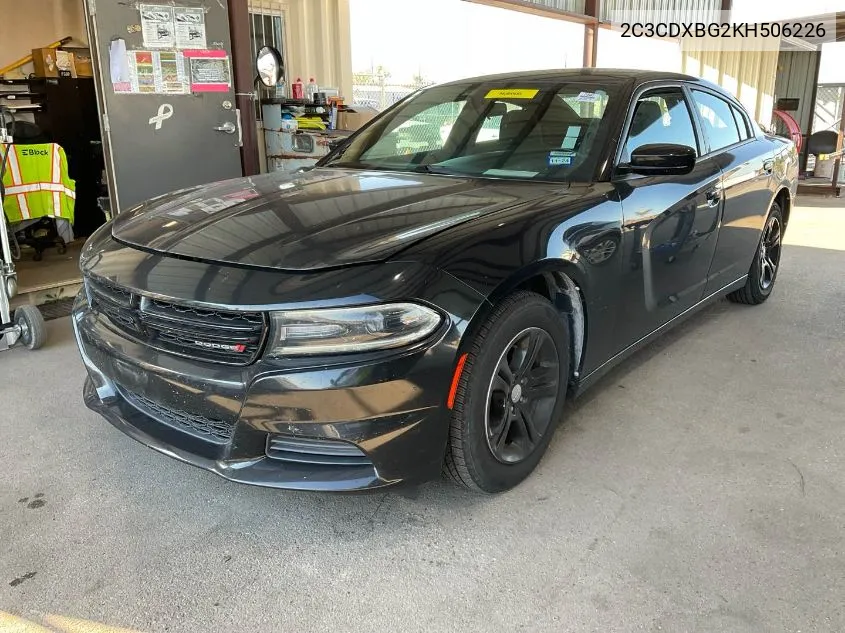 2019 Dodge Charger Sxt VIN: 2C3CDXBG2KH506226 Lot: 40639700