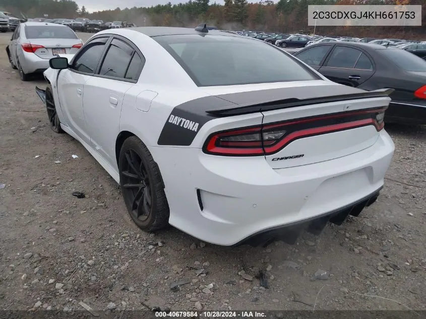 2019 Dodge Charger Scat Pack Rwd VIN: 2C3CDXGJ4KH661753 Lot: 40679584