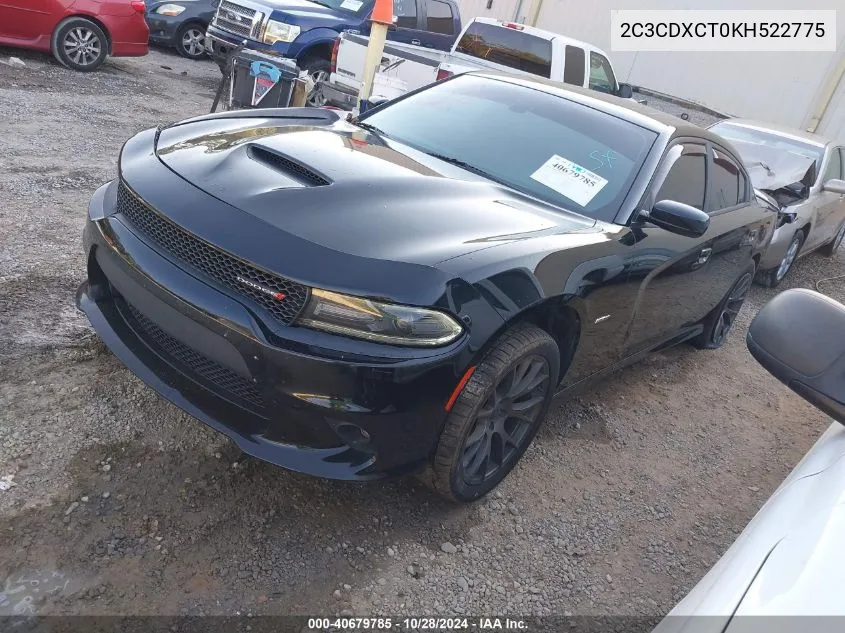 2C3CDXCT0KH522775 2019 Dodge Charger R/T Rwd