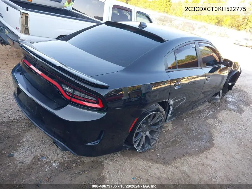 2019 Dodge Charger R/T Rwd VIN: 2C3CDXCT0KH522775 Lot: 40679785