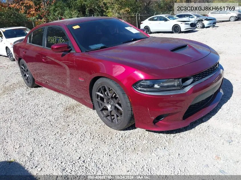 2019 Dodge Charger Scat Pack Rwd VIN: 2C3CDXGJ8KH661769 Lot: 40688780