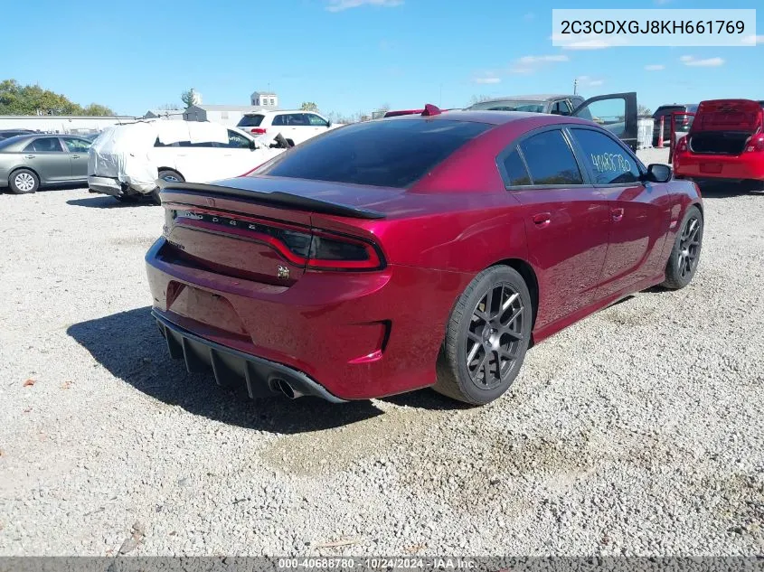 2019 Dodge Charger Scat Pack Rwd VIN: 2C3CDXGJ8KH661769 Lot: 40688780