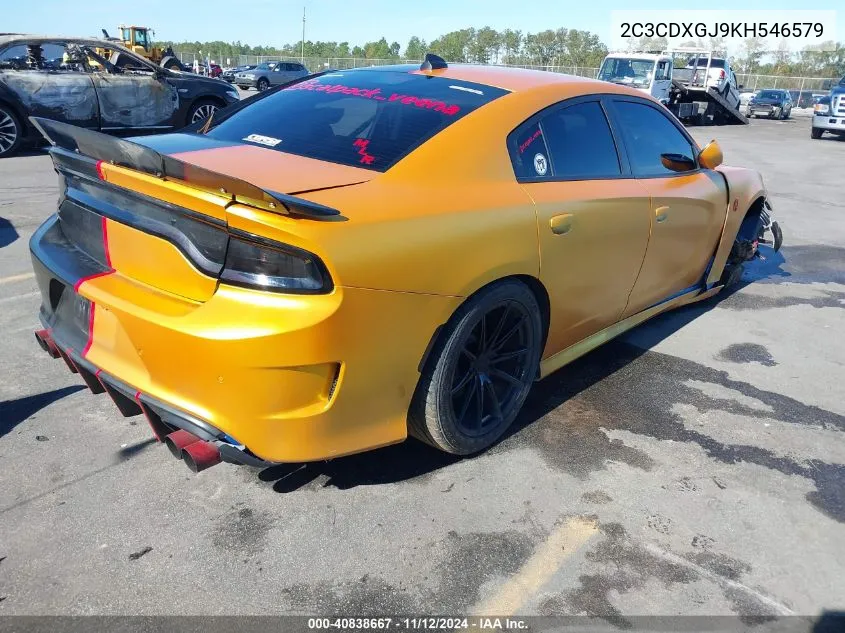 2019 Dodge Charger Scat Pack Rwd VIN: 2C3CDXGJ9KH546579 Lot: 40838667