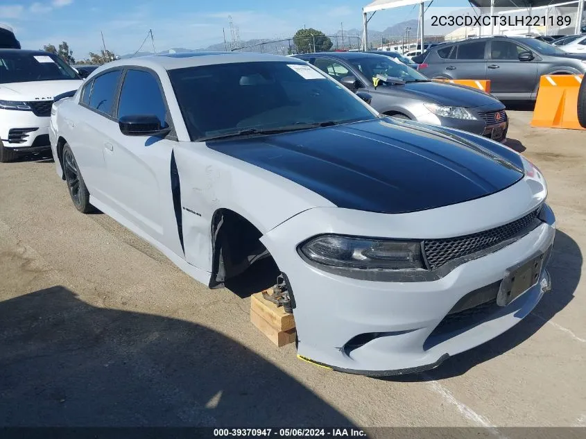 2020 Dodge Charger R/T Rwd VIN: 2C3CDXCT3LH221189 Lot: 39370947