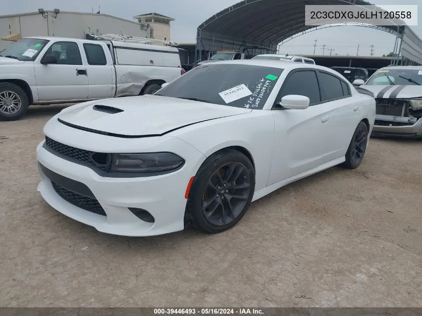 2020 Dodge Charger Scat Pack Rwd VIN: 2C3CDXGJ6LH120558 Lot: 39446493