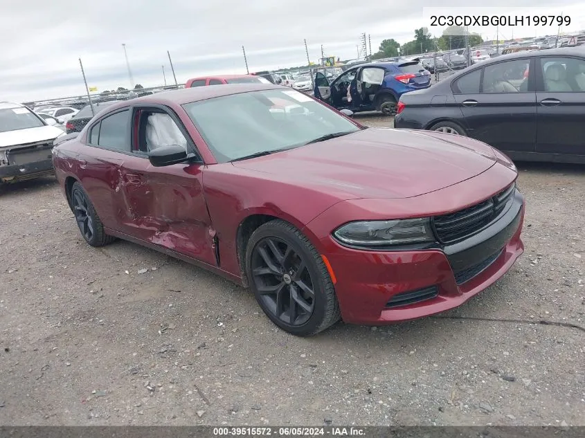 2020 Dodge Charger Sxt Rwd VIN: 2C3CDXBG0LH199799 Lot: 39515572