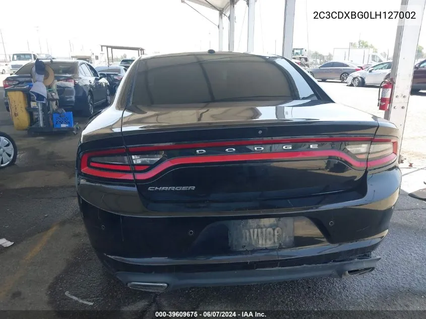 2020 Dodge Charger Sxt Rwd VIN: 2C3CDXBG0LH127002 Lot: 40357713