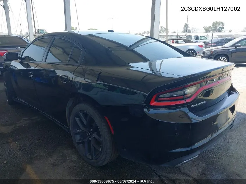 2020 Dodge Charger Sxt Rwd VIN: 2C3CDXBG0LH127002 Lot: 40357713