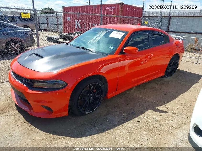 2020 Dodge Charger R/T Rwd VIN: 2C3CDXCT1LH229209 Lot: 39765128