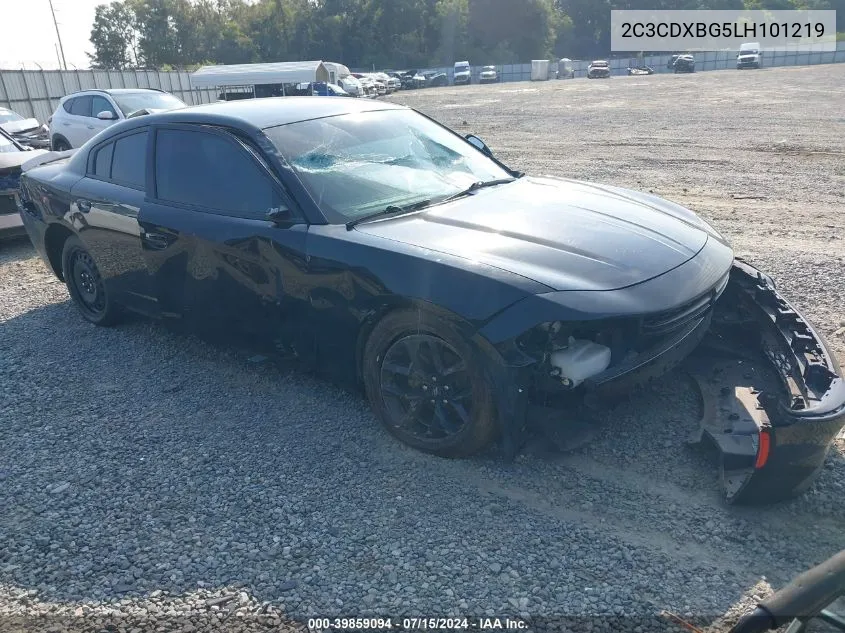 2020 Dodge Charger Sxt Rwd VIN: 2C3CDXBG5LH101219 Lot: 39859094