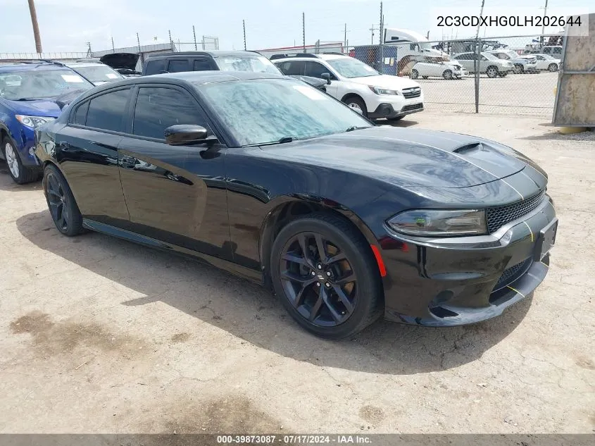 2020 Dodge Charger Gt Rwd VIN: 2C3CDXHG0LH202644 Lot: 39873087