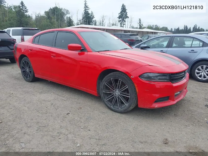 2C3CDXBG1LH121810 2020 Dodge Charger Sxt Rwd