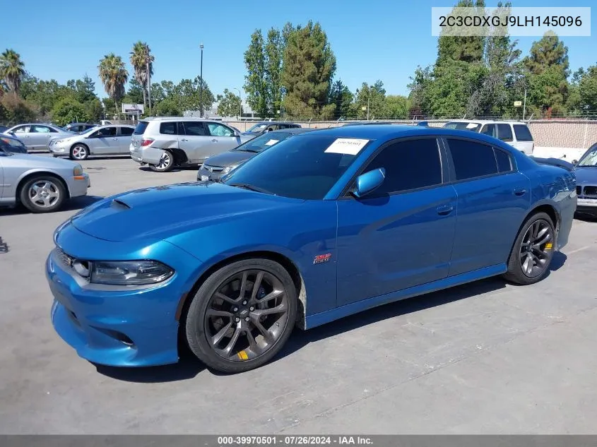 2020 Dodge Charger Scat Pack Rwd VIN: 2C3CDXGJ9LH145096 Lot: 39970501