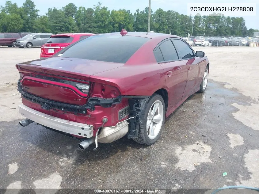 2C3CDXHG2LH228808 2020 Dodge Charger Gt Rwd