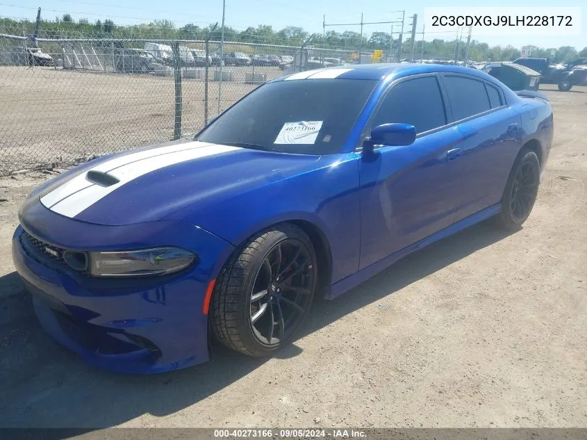 2020 Dodge Charger Scat Pack Rwd VIN: 2C3CDXGJ9LH228172 Lot: 40273166