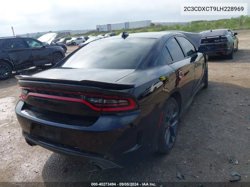 2020 Dodge Charger R/T VIN: 2C3CDXCT9LH228969 Lot: 40273494