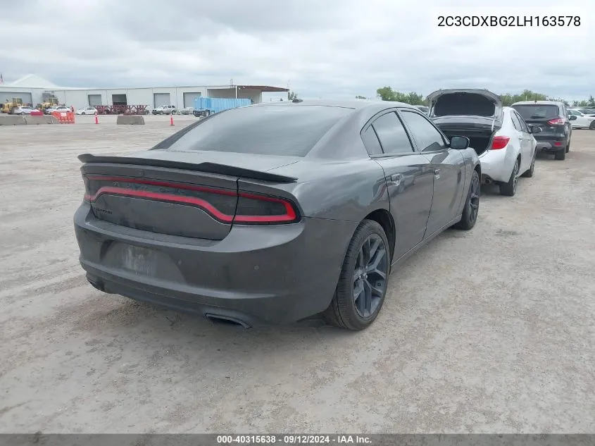 2C3CDXBG2LH163578 2020 Dodge Charger Sxt