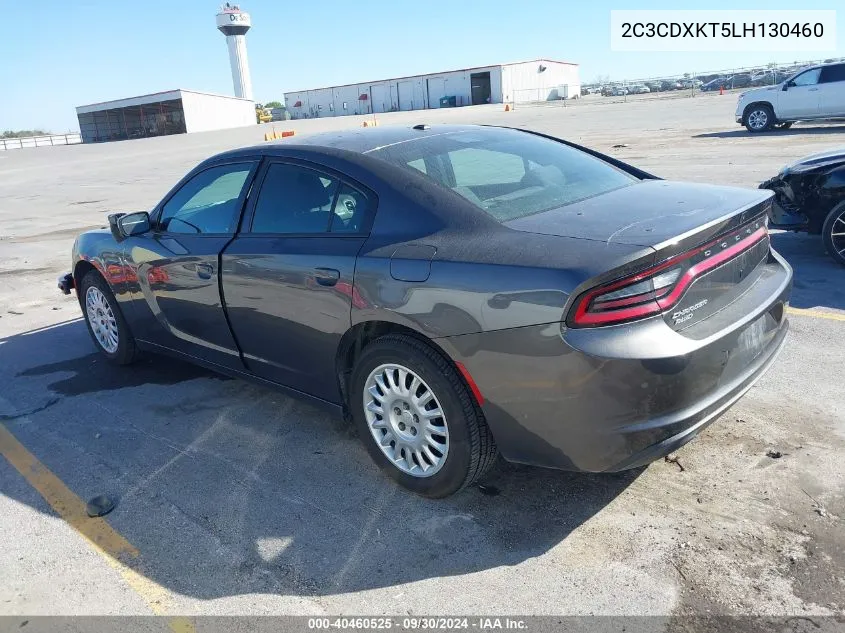 2020 Dodge Charger Police Awd VIN: 2C3CDXKT5LH130460 Lot: 40460525