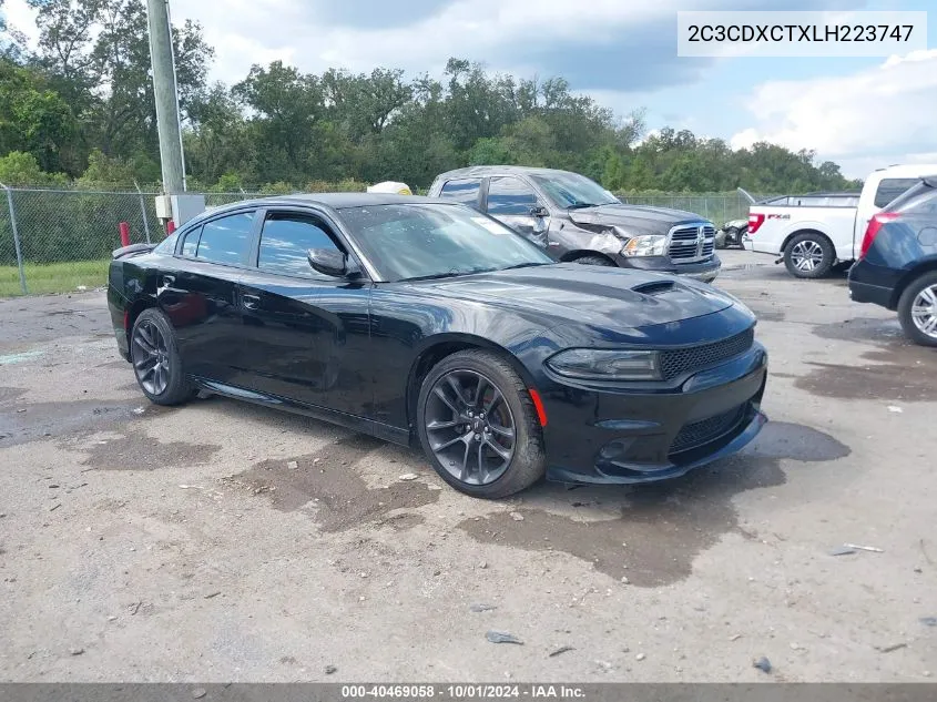 2020 Dodge Charger R/T Rwd VIN: 2C3CDXCTXLH223747 Lot: 40469058