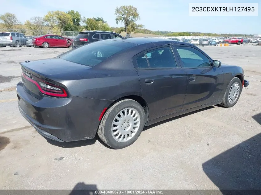 2020 Dodge Charger Police Awd VIN: 2C3CDXKT9LH127495 Lot: 40485673