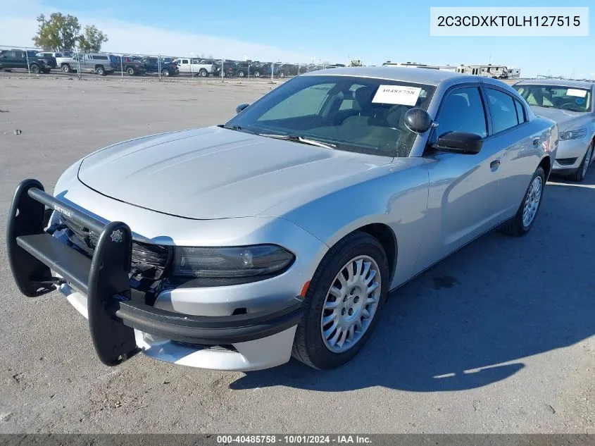 2020 Dodge Charger Police Awd VIN: 2C3CDXKT0LH127515 Lot: 40485758