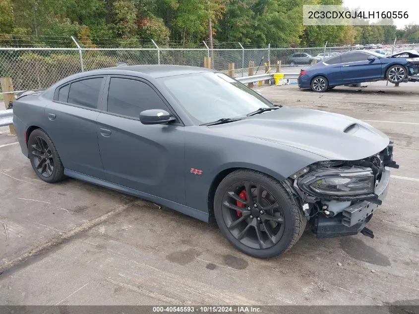 2020 Dodge Charger Scat Pack Rwd VIN: 2C3CDXGJ4LH160556 Lot: 40545593