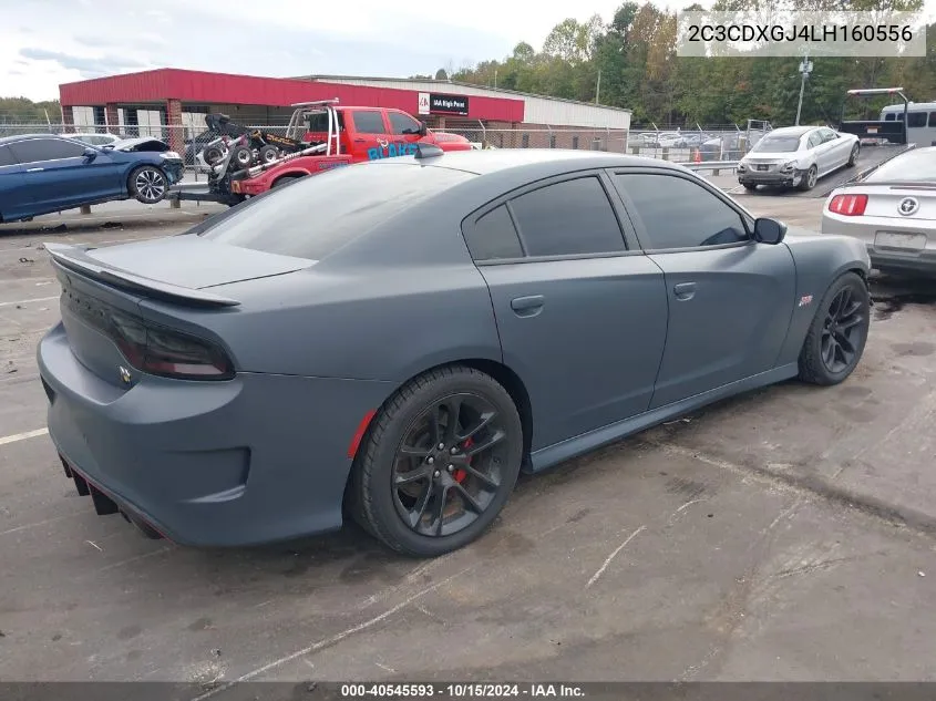 2020 Dodge Charger Scat Pack Rwd VIN: 2C3CDXGJ4LH160556 Lot: 40545593