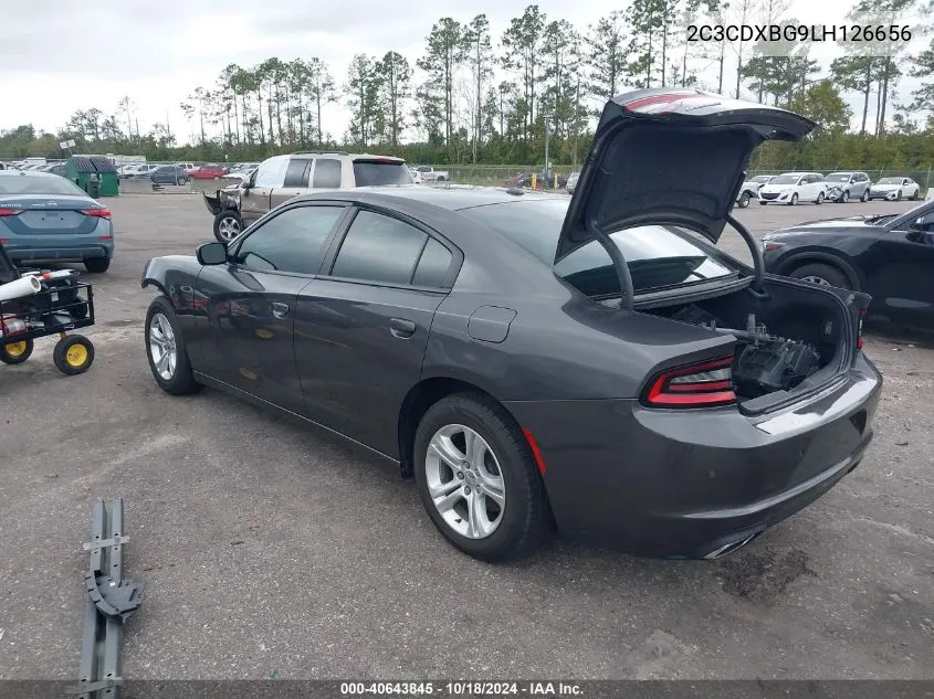 2020 Dodge Charger Sxt Rwd VIN: 2C3CDXBG9LH126656 Lot: 40643845