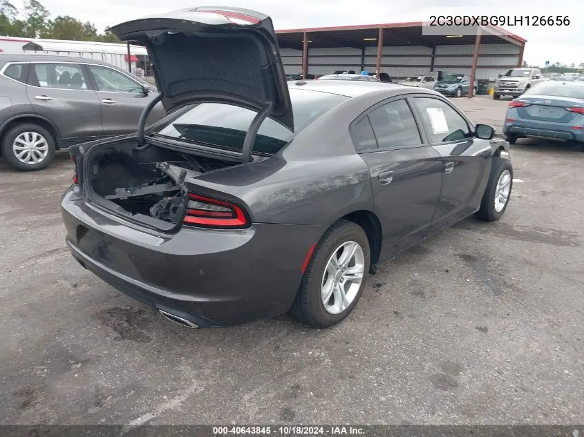 2020 Dodge Charger Sxt Rwd VIN: 2C3CDXBG9LH126656 Lot: 40643845