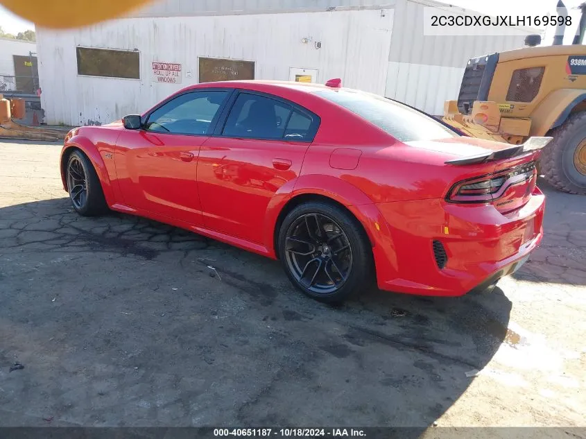 2020 Dodge Charger Scat Pack Widebody Rwd VIN: 2C3CDXGJXLH169598 Lot: 40651187