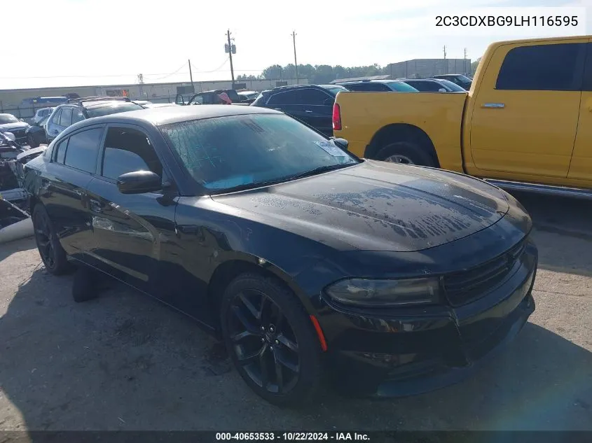 2020 Dodge Charger Sxt Rwd VIN: 2C3CDXBG9LH116595 Lot: 40653533