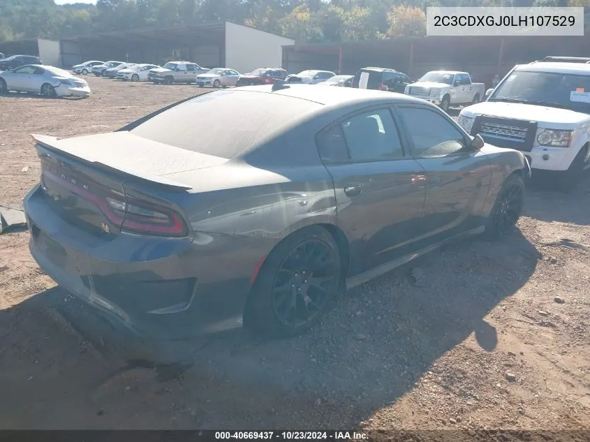 2020 Dodge Charger Scat Pack Rwd VIN: 2C3CDXGJ0LH107529 Lot: 40669437