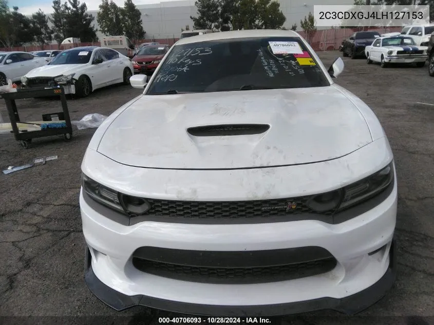 2020 Dodge Charger Scat Pack Rwd VIN: 2C3CDXGJ4LH127153 Lot: 40706093